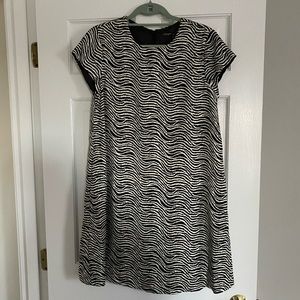 J. McLauglin swing dress zebra print NWT sz S